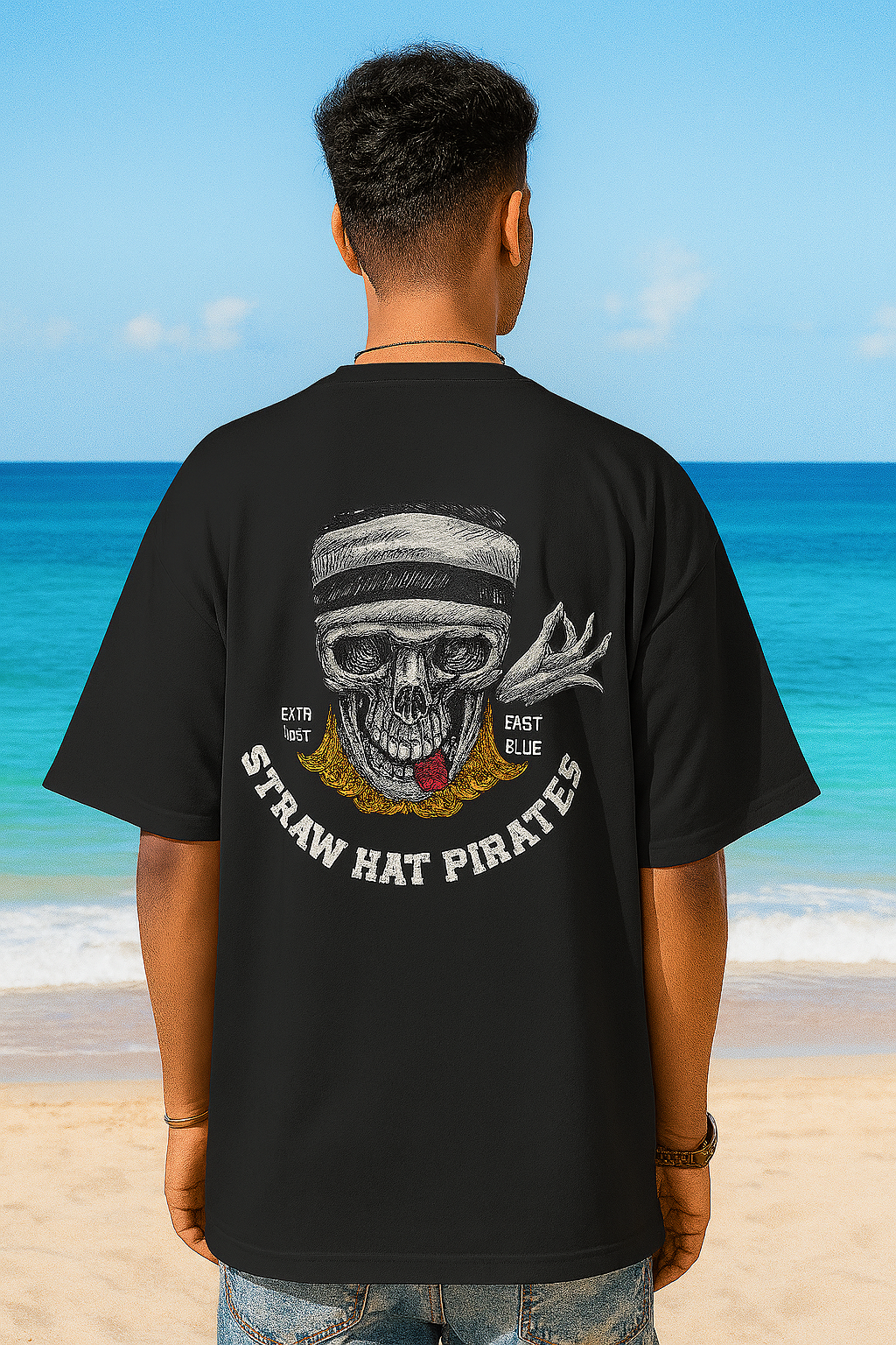 Straw Hat Pirates Oversized T-Shirt – One Piece Inspired