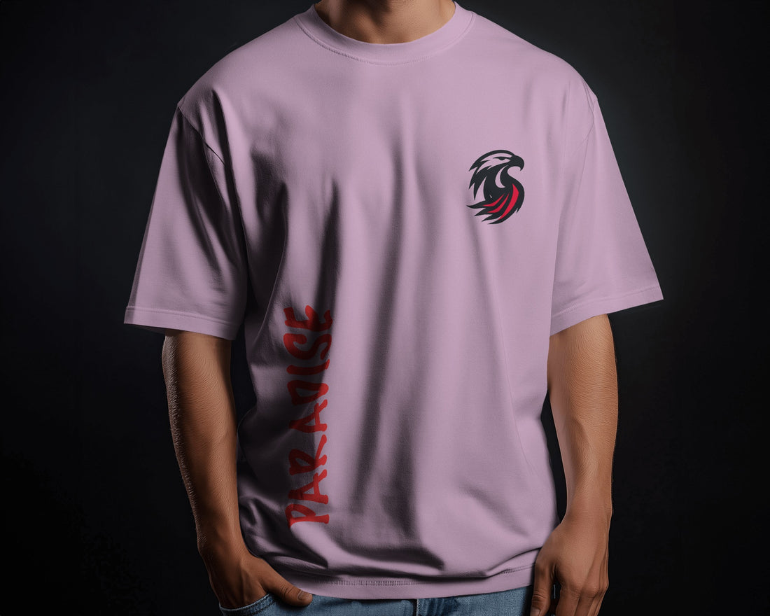 Paradise Eagle Oversized T-Shirt – Puff Print Edition